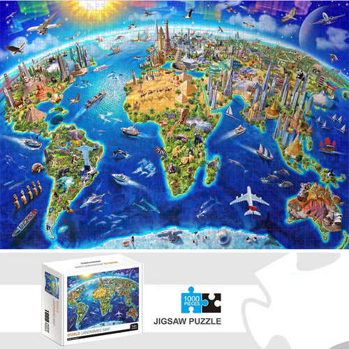 Wonders of the World - 1,000 Piece Puzzle