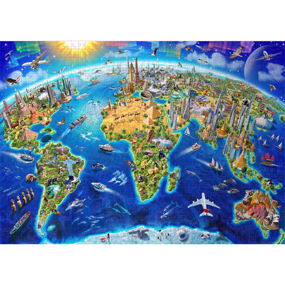 Wonders of the World - 1,000 Piece Puzzle